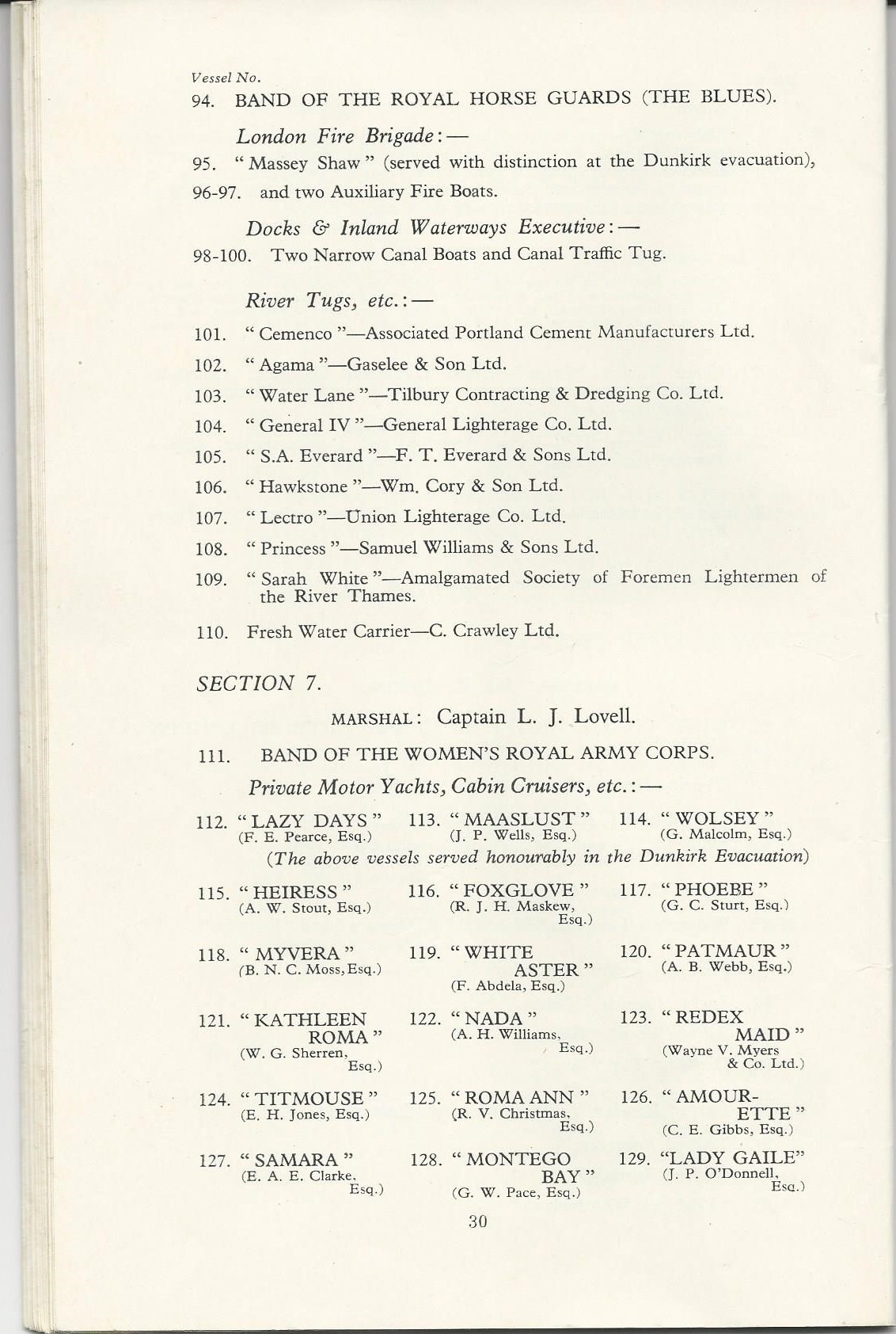 Lazy Days historical document