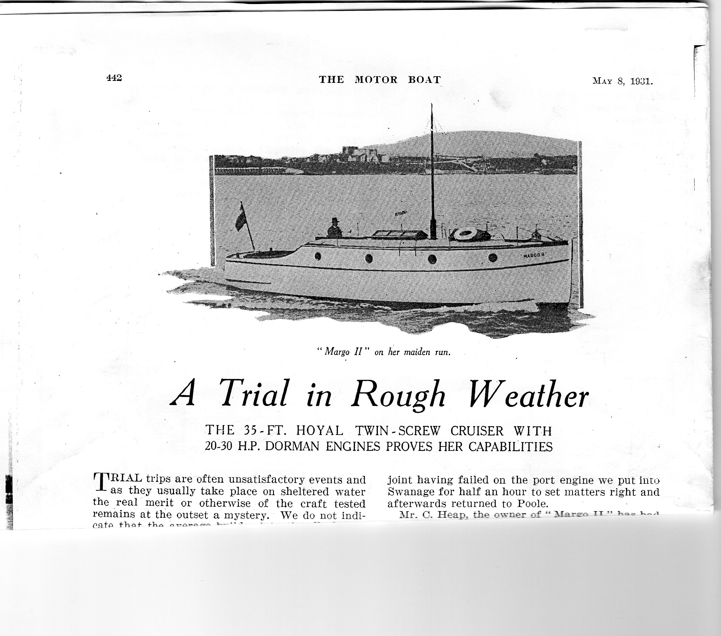 Margo II historical document